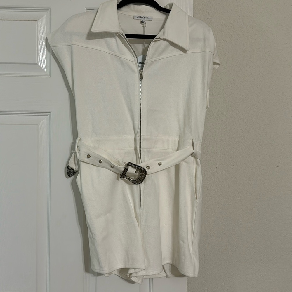White Rodeo Romper